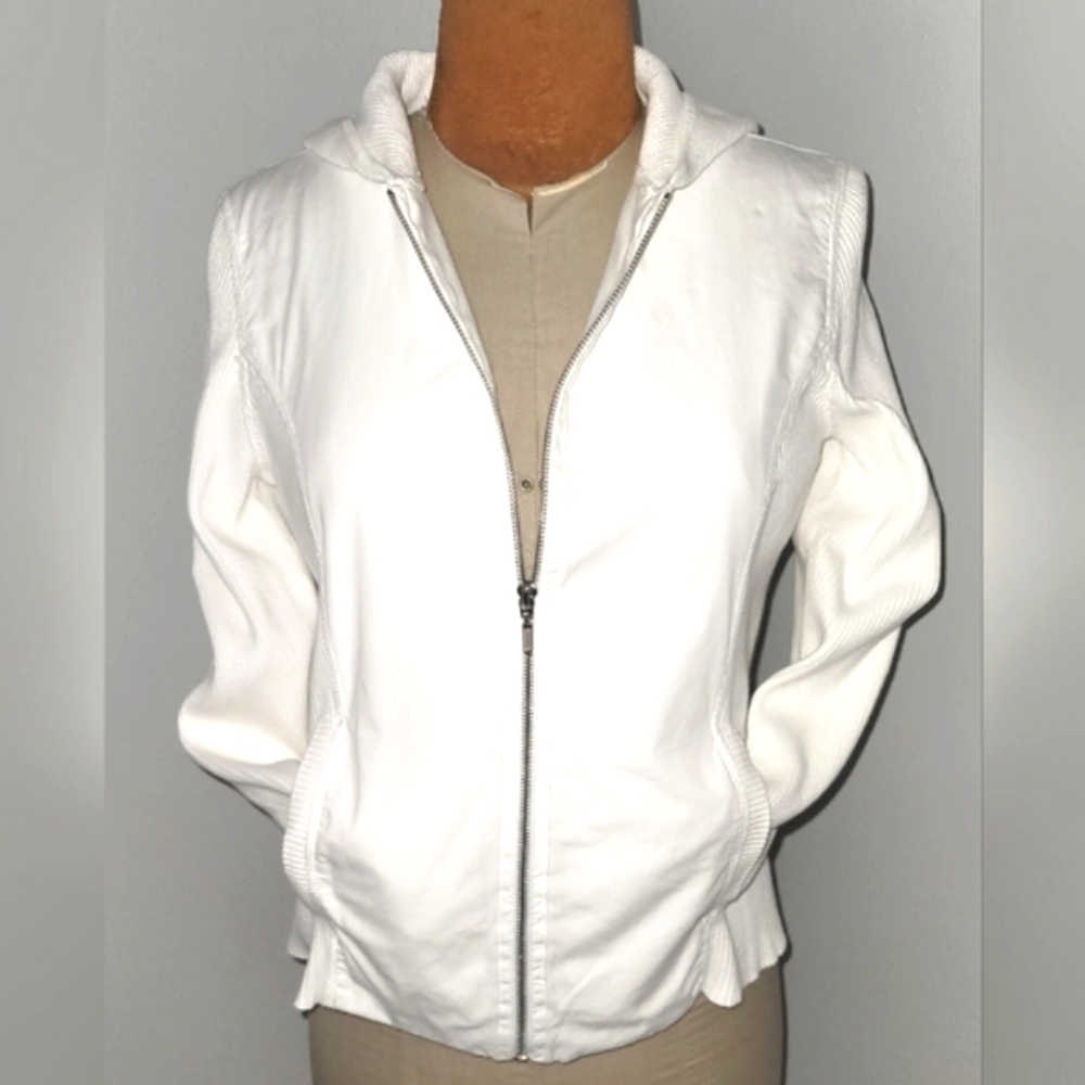 Jones New York Sport Hooded Sweater Jacket